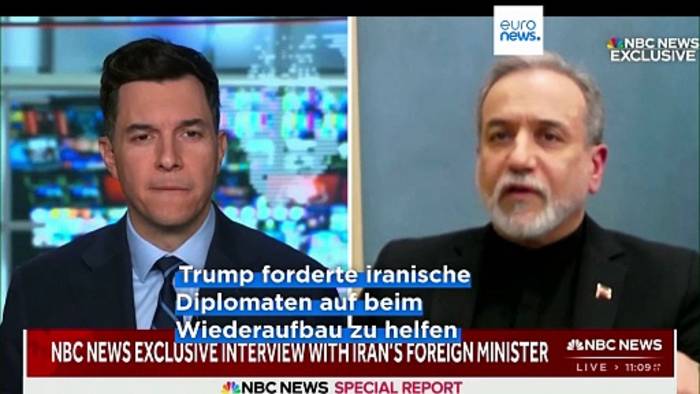 News video: USA meldet mehr als 30 versenkte iranische Schiffe