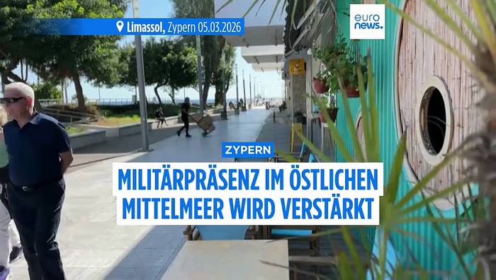 News video: Militärpräsenz vor Zypern: Europäische Länder entsenden Kriegsschiffe