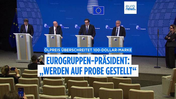 News video: Eurogruppe-Präsident über Ölpreis: 