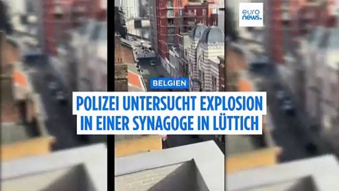 News video: Explosion vor der Synagoge in Lüttich: Die Polizei ermittelt