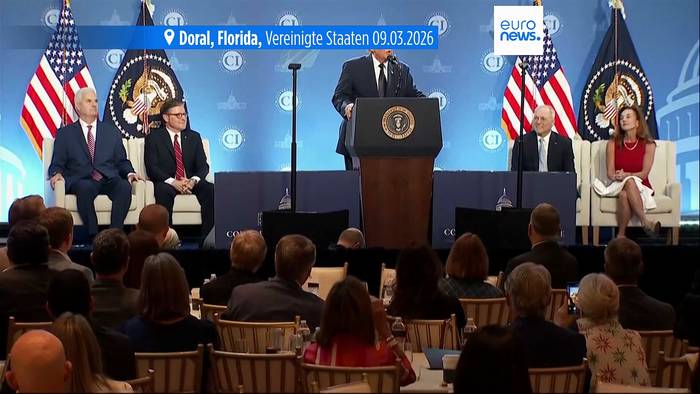 News video: Trump stellt schnelles Ende des Iran-Kriegs in Aussicht und droht zugleich