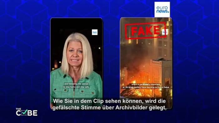 News video: Prorussische Kamapgne fälscht Euronews-Berichte über Krieg im Nahen Osten