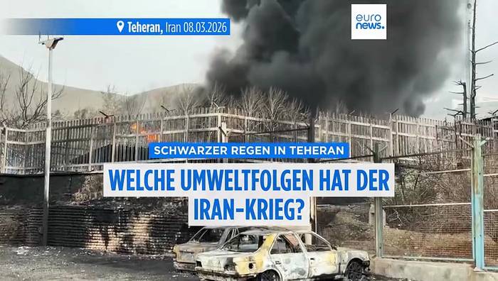 News video: Schwarzer Regen über Teheran: Verheerende Kriegsfolgen für Gesundheit und Umwelt