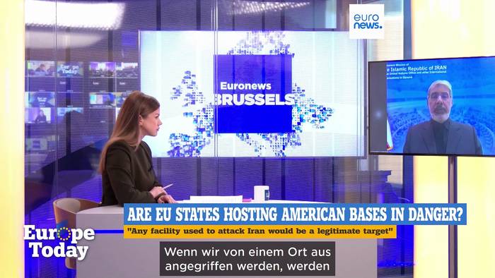 News video: Europe Today: Iran-Krieg dauert an – Millionen fliehen, neuer Ajatollah schwört Rache