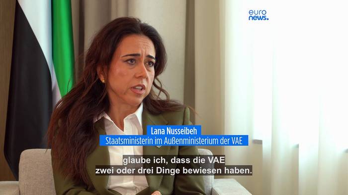 News video: Ministerin der VAE auf Euronews: 