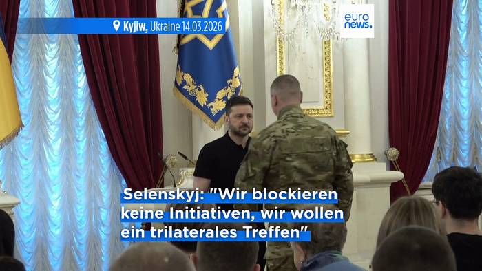 News video: 1.170 Drohnen auf Ukraine in 7 Tagen: Selenskyj wartet für Gespräche auf USA und Russland