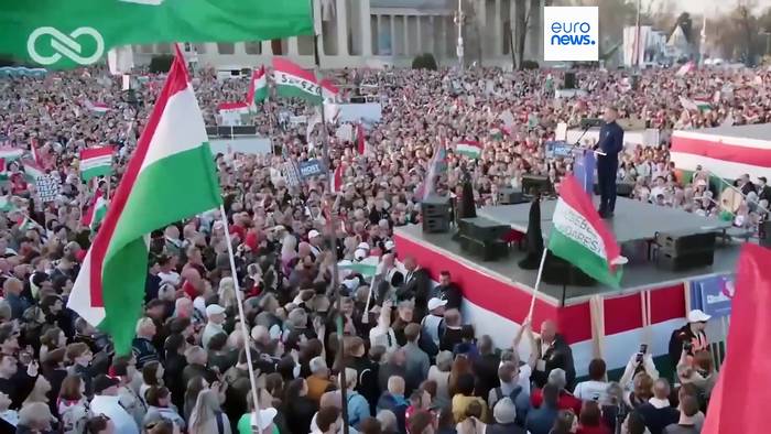 News video: Ungarns Oppositionschef Magyar nennt Orbán 