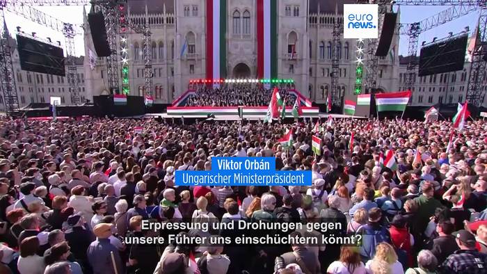 News video: Ungarn vor der Wahl: Orbán warnt vor Krieg – Opposition nennt ihn Verräter