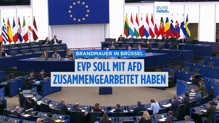 News video: Brandmauer im EU-Parlament gefallen? EVP hat offenbar eng mit AfD kooperiert