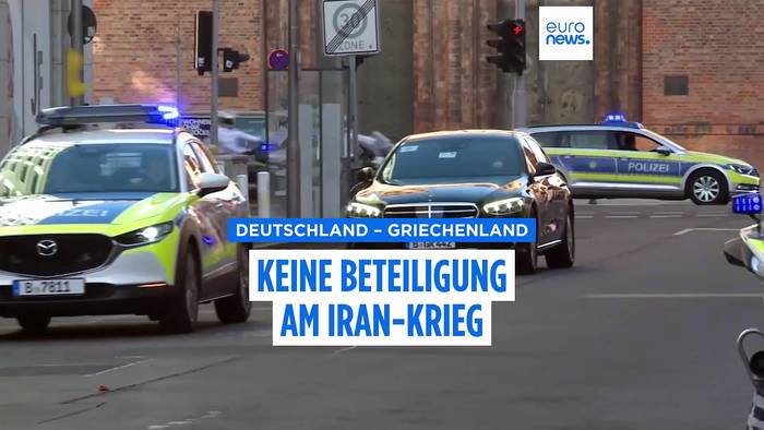 News video: Griechenlands Außenminister in Berlin: Distanzierung vom Iran-Krieg