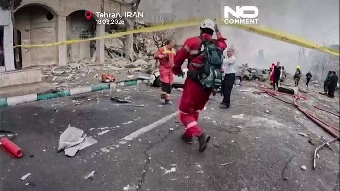News video: Iran: Retter suchen in Trümmern Teherans nach US-israelischen Angriffen auf Spitzenvertreter