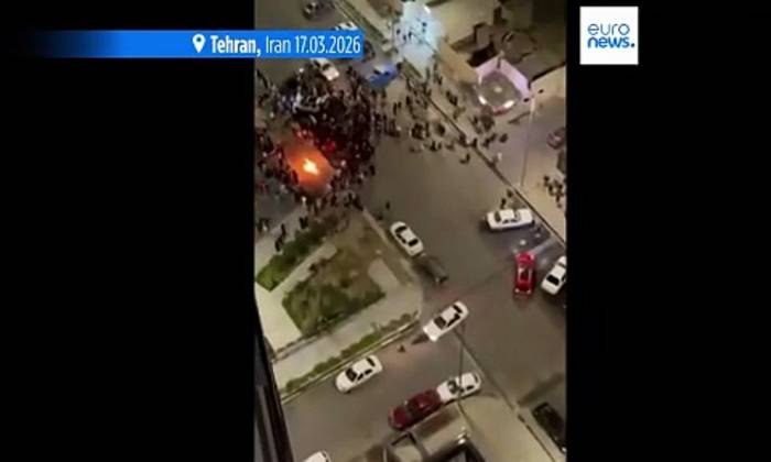 News video: Schüsse lösen Panik bei Chaharshanbe-Suri-Feier in Teheran aus