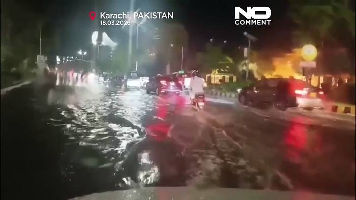 News video: Pakistan: Gewitter in Karatschi tötet mindestens sechzehn Menschen