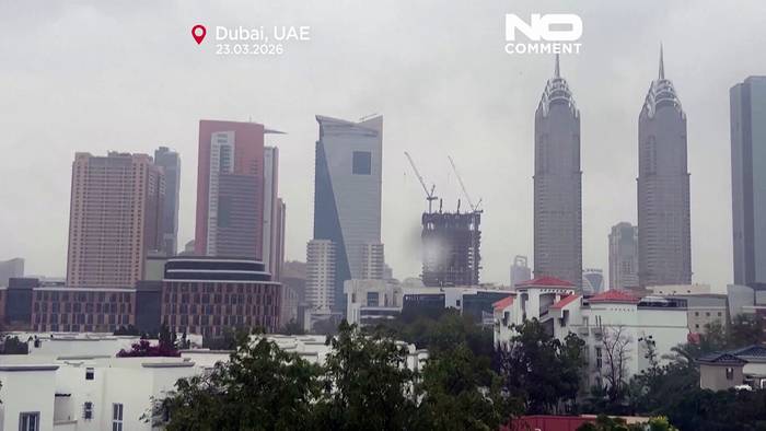 News video: Heftiger Regen und Gewitter über Teilen der Golfstaaten