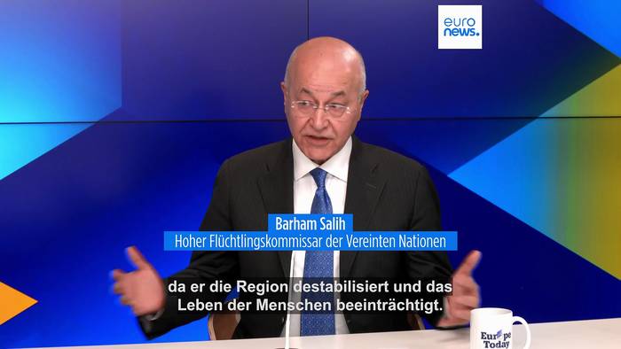 Video: UNHCR-Chef zu Euronews: Millionen Vertriebene durch Iran-Krieg