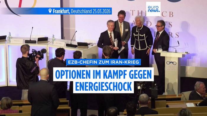 News video: Energieschock durch Iran-Krieg: EZB wachsam, Lagarde erwartet keine Wiederholung von 2022