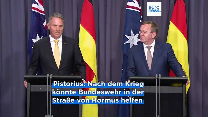 News video: Pistorius: Bundeswehr für Hormus-Einsatz nach Kriegsende bereit