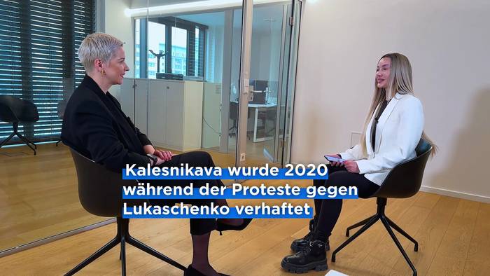 News video: Maria Kalesnikava: 