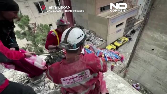 News video: Iran veröffentlicht Bilder der US-israelischen Angriffe, Kriegsangst wächst