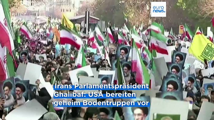 News video: Geplante Bodenoffensive? Iran misstraut der Diplomatie mit den USA