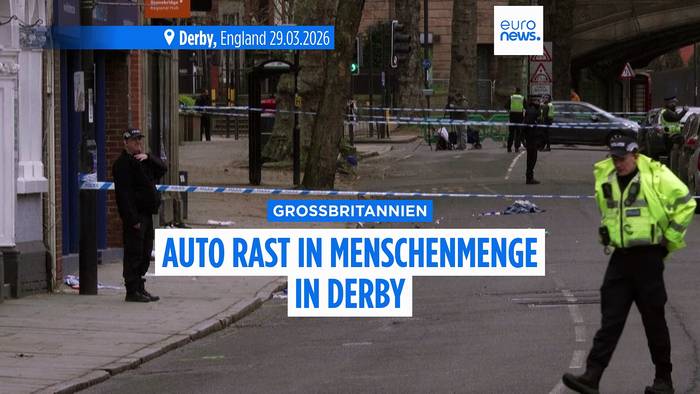 News video: Terror im Ausgehviertel im britischen Derby? Autofahrer verletzt 7 Menschen