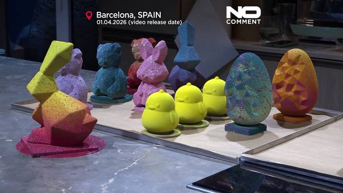 News video: Barcelona: Konditorin interpretiert traditionelle Oster-Monas neu