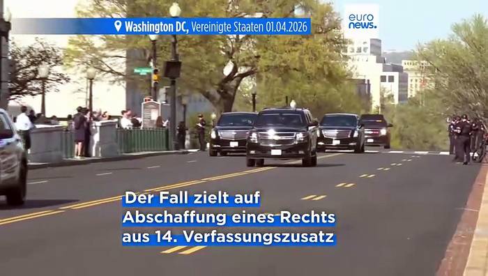 Video: Trump will Geburtsrecht kippen - Supreme Court befasst sich mit historischem Fall