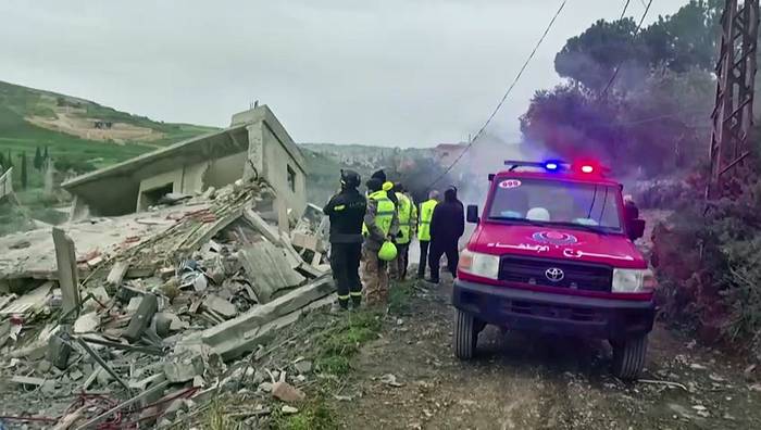 News video: Libanon: neuer israelischer Angriff und Gegenbeschuss durch Hisbollah