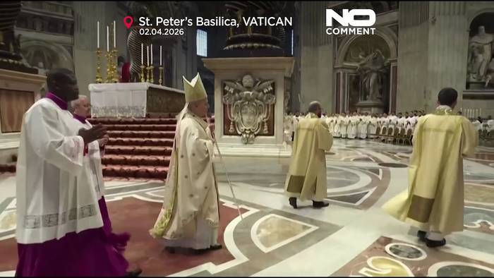 News video: Von Chrisammesse bis Fußwaschung: Papst Leo startet in erste Osterzeit