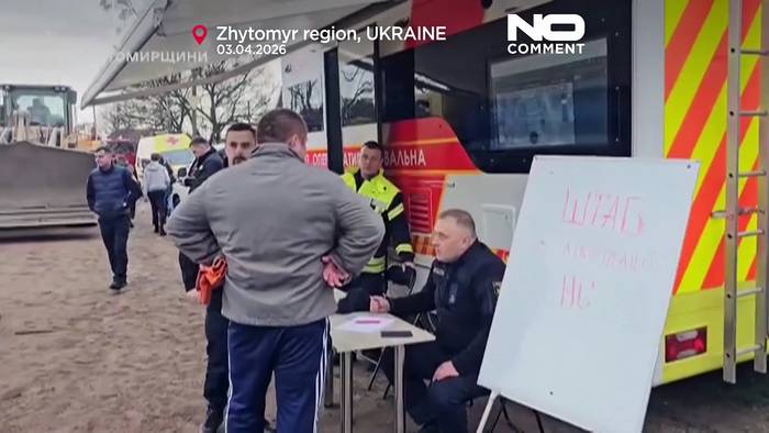 News video: Raketen- und Drohnenangriff erschüttert Region Schytomyr in der Ukraine
