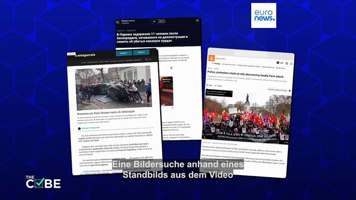 News video: Ausschreitungen in Paris? Social-Media Video sorgt für Verwirrung