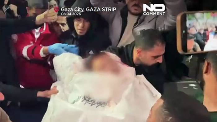 News video: Gaza trauert um Al-Jazeera-Reporter Mohammed Wishah nach israelischem Drohnenangriff