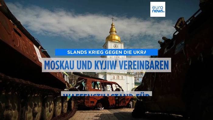 News video: Russlands Präsident kündigt orthodoxen Oster-Waffenstillstand mit der Ukraine an