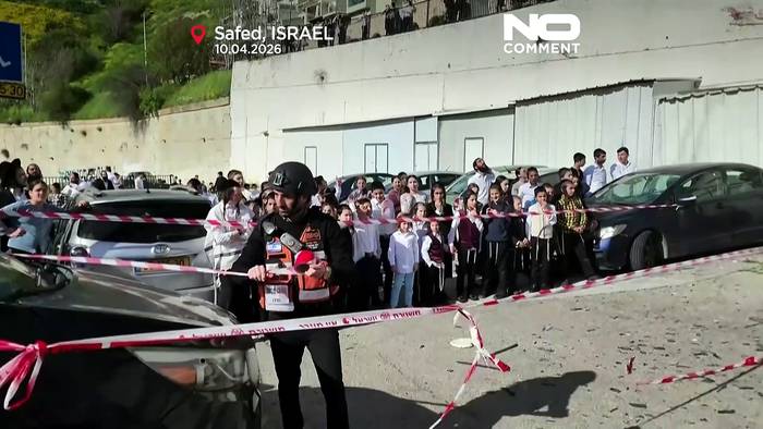 News video: Israel: Hisbollah-Rakete aus Libanon trifft Safed – mehrere Verletzte