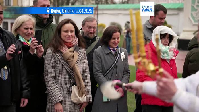 News video: Ukraine und Russland beschuldigen sich gegenseitig, 32-stündige orthodoxe Osterwaffenruhe zu brechen