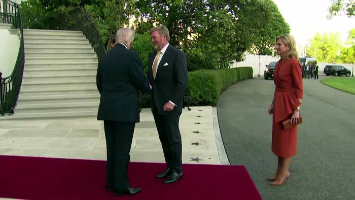 News video: Trump empfängt niederländisches Königspaar zu Dinner und Übernachtung im Weißen Haus