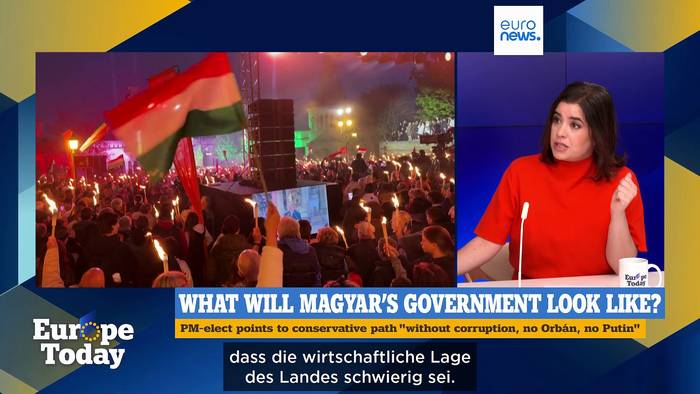News video: Europe Today: Magyars Strategie, Trump blockiert die Straße von Hormus