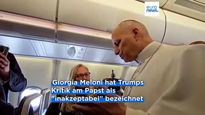 News video: Trump vs Papst Leo XIV.: Keine Entschuldigung vom US-Präsidenten