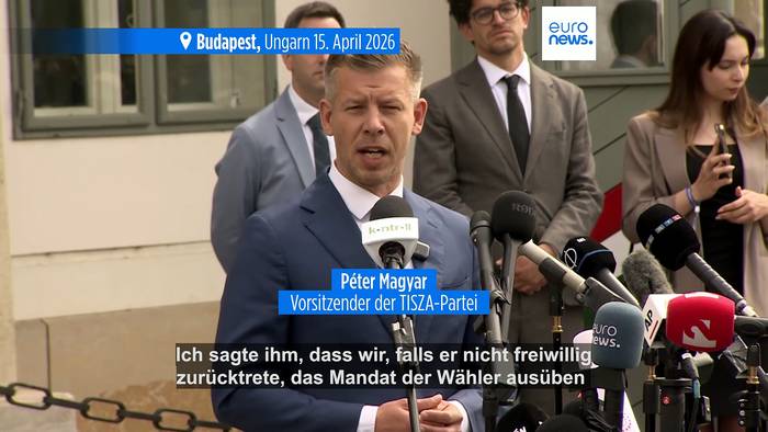 News video: Wahlsieger Magyar verlangt Rücktritt von Ungarns Präsidenten