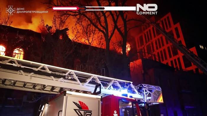 News video: Ukraine: Russische Angriffe auf Kyjiw, Odesa und Dnipro töten zwölf Menschen