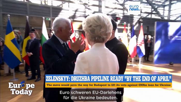 News video: Europe Today: EU-Außenminister beraten Ukraine-Kredit und Verhältnis zu Israel