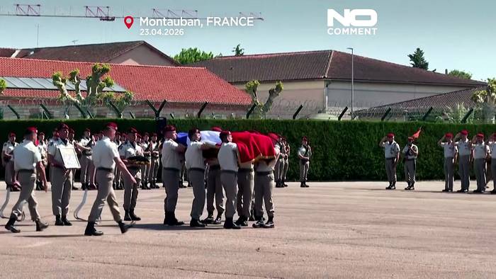 News video: Frankreich gedenkt getötetem Soldaten im nationalen Gedenkakt