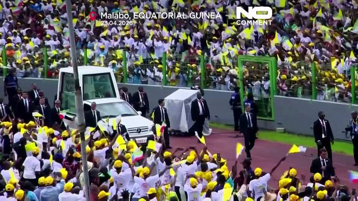 News video: Papst Leo XIV beendet Afrikareise mit Messe im Freien in Äquatorialguinea
