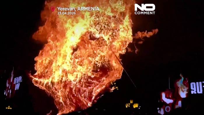 News video: Armenien gedenkt in Eriwan des einhundertelften Jahrestags des Genozids an den Armeniern