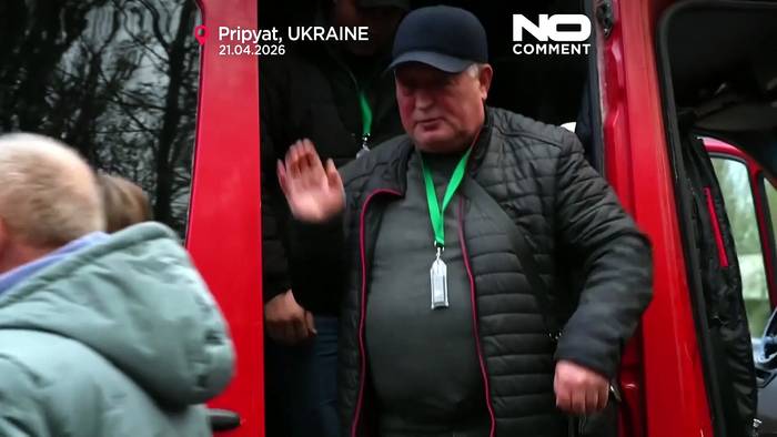 News video: Tschornobyl-Liquidatoren kehren 40 Jahre nach Reaktorunglück zurück