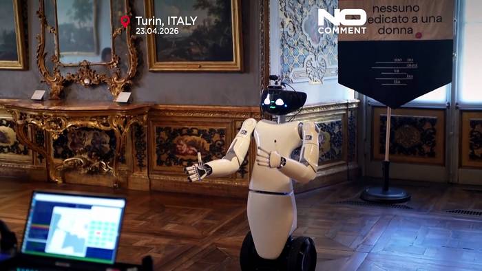 News video: Italien testet Museumsroboter R1 im Turiner Palazzo Madama