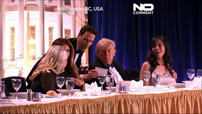 News video: Schüsse beim Correspondents’ Dinner: Täter gefasst – Trump lobt Sicherheitskräfte