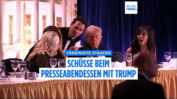 News video: Schüsse beim Correspondents’ Dinner: Täter gefasst – Trump lobt Sicherheitskräfte