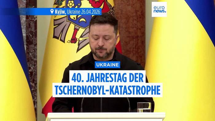 Video: 40. Jahrestag der Tschernobyl-Katastrophe: Selenskyj wirft Russland 
