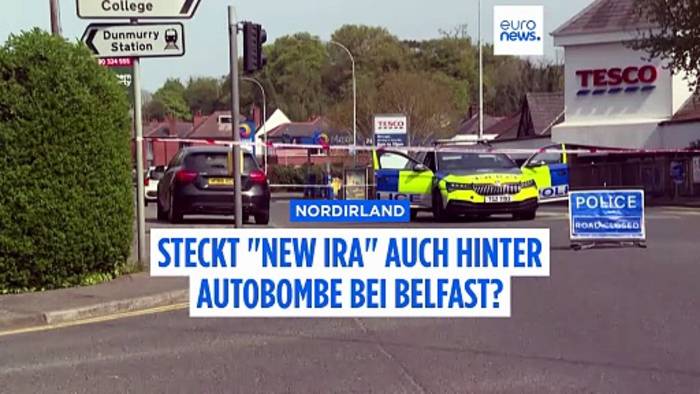 News video: Autobombe explodiert vor Polizeiwache bei Belfast: Offenbar steckt 